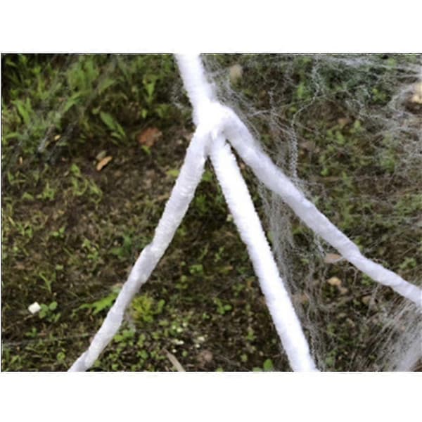 Simulering Spindelvev Triangulering Halloween Utendørs Dekor Rekvisitter Store Leker Temafest