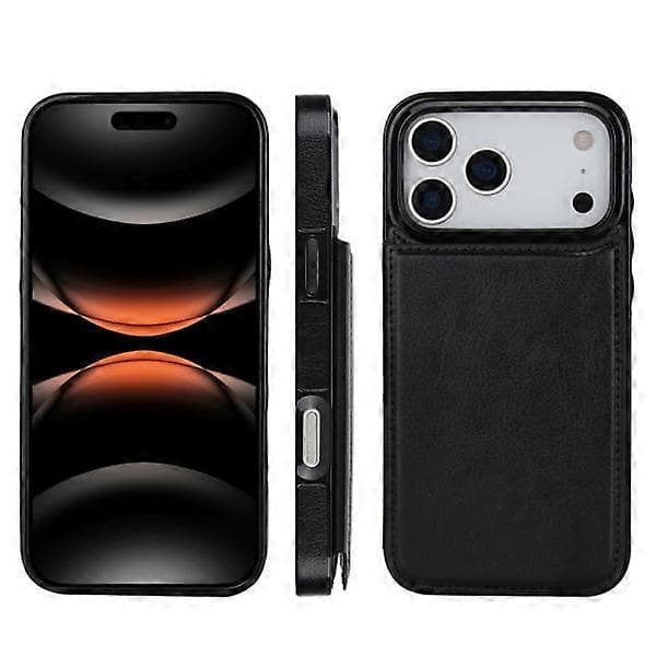 Læderetui til erhverv med foldbar funktion til iPhone 17/iPhone 17 Pro/iPhone 17 Promax