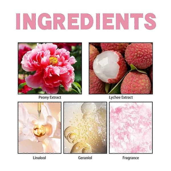 Pion Litchi Parfym, Fräsch Hållbar Elegant Doft, 10ml