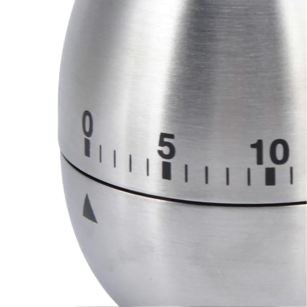 Kogetimer ægformet klart skala design manuel mekanisk 60 minutters køkkenbage-timerpåmindelse