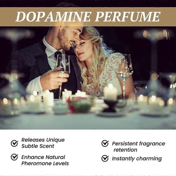 Dopamin Parfume, Frisk Langtidsholdbar Duft til Dating & Sociale Begivenheder, 30ml