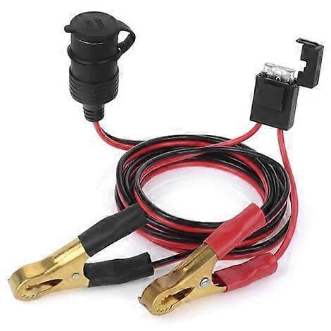 12V/24V hun cigarettænderstik med ladekabel, bilstik