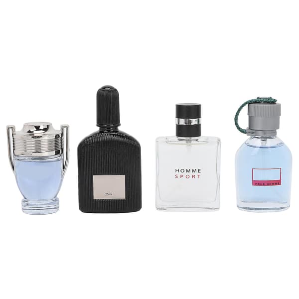 4 st 25 ml herr sport cologne set, oceanisk blommig doft, långvarig herrparfym