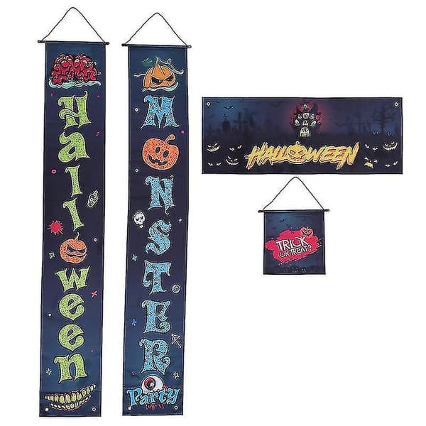 1 sett Halloween-dekor for Halloween-dekorasjoner