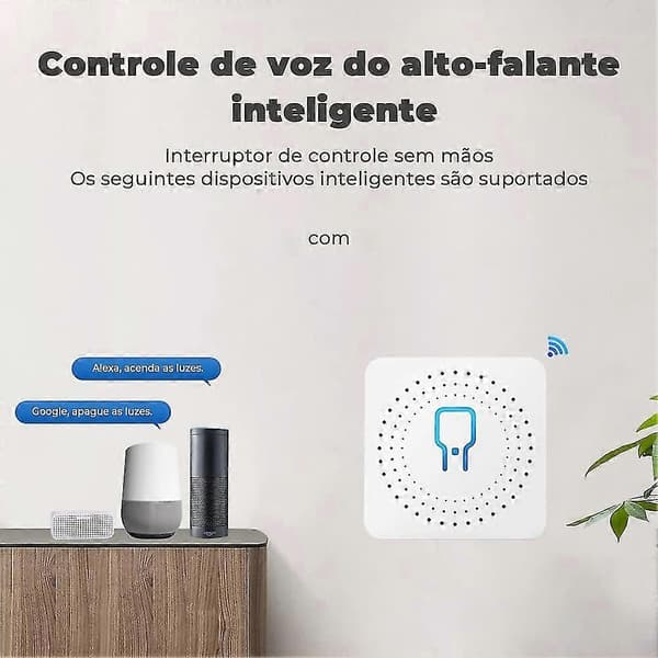 16a 2-veis Tuya Smart Mini Wifi Lysbryter Tidsinnstilling Fjernkontroll Stemmegruppekontroll For Smart Life Google