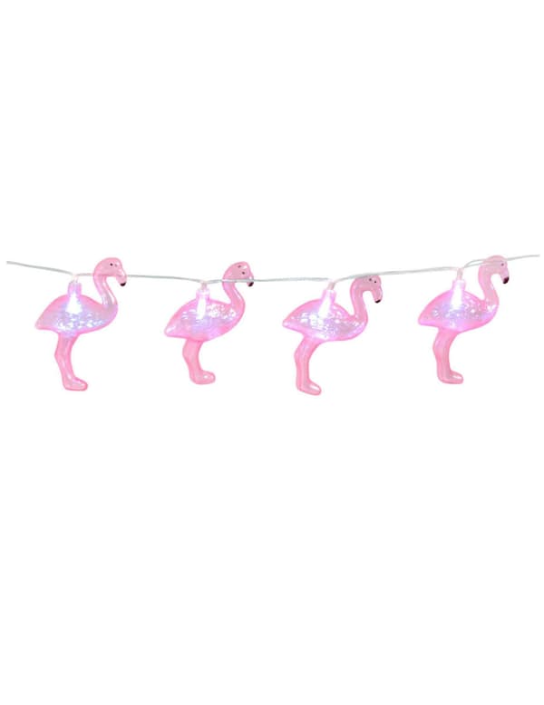 lysende flamingoer 140 cm
