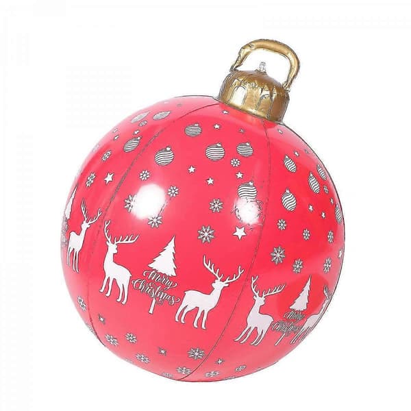 Julepynt til haven juleballon juleoppustelige kæmpe julekugler juleoppustelig dekoration julepynt