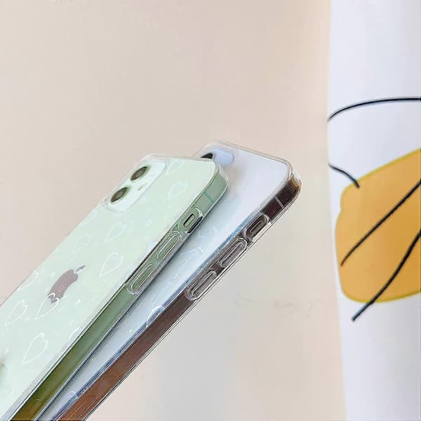 Kærlighedshjerte Laser Klart Blødt Kompatibel med iPhone-etui (Klar, iPhone 13) Klar iPhone 13