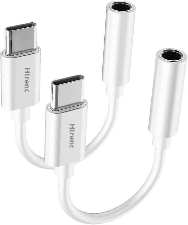 USB C til 3,5 mm hovedtelefonstikadapter til iPhone 16/16