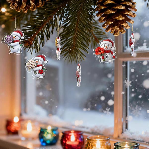 24-dagers snømann-julekalender nedtellingskalender overraskelses-samleobjekter festdekorasjon