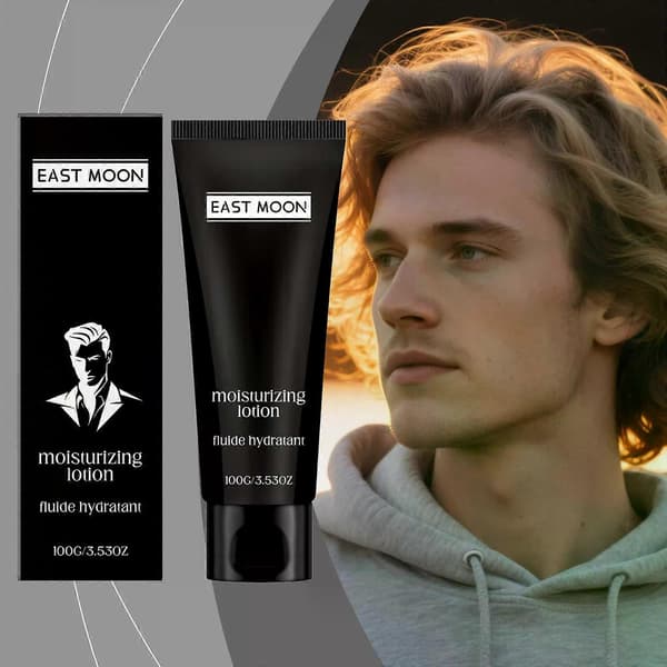 Fuktighetskrem for menn, 100g fuktighetsgivende aftershave ansiktskrem for glatt hud A
