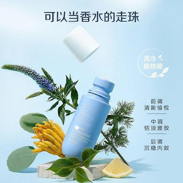 Blå flaska Antiperspirant Deodorant Yami Fresh Roll-On för luktkontroll under armarna Långvarigt svettskydd Unisex