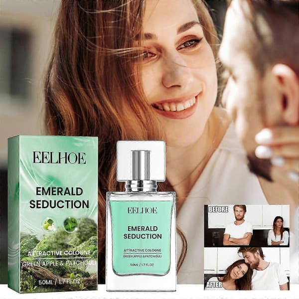 Emerald Seduction Parfym, Långvarig Naturlig Romantisk Doft för Par, 50ml