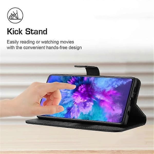 Kompatibel för iPhone 17 Air Case Plånbok Avtryck PU Läder Flip Folio Telefonskydd