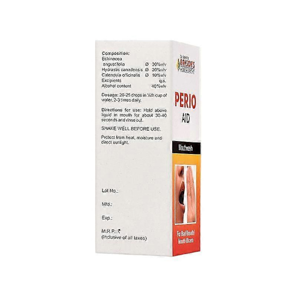 Perio munvatten (30 ml), Perio Aid Munvatten, Bakson A