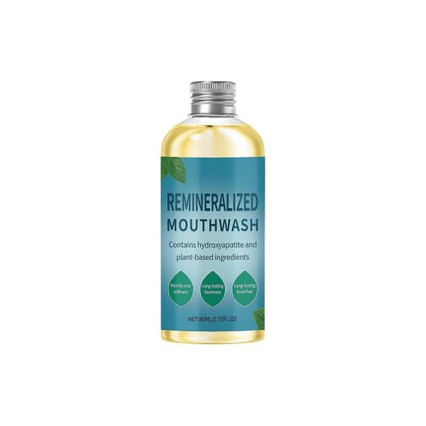 Munvatten med mintsmak Hydroxyapatit Munvård Vätska Fräsch Andedräkt Daglig Användning Mild Formula 80ml A