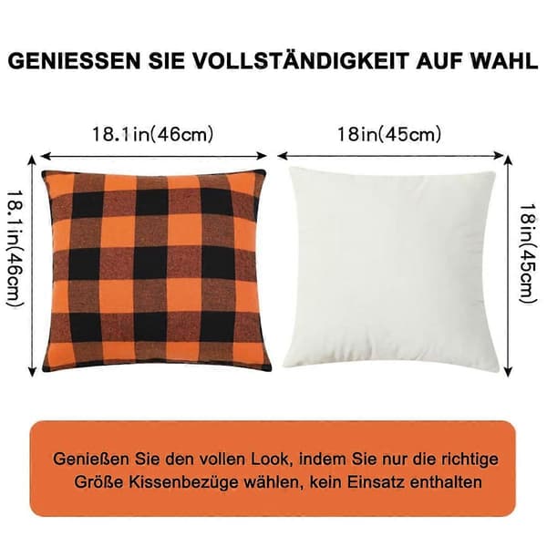 Røde juleputetrekk, dekorative og varme, perfekte for å pynte opp rommet eller sofaen din i ferien.