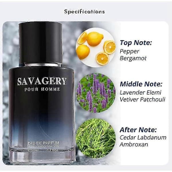 50 ml feromonparfym för män, lyxig feromon herr Eau De Parfum Cologne Spray