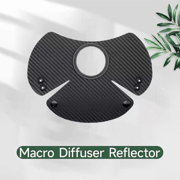 Blixtdiffusor Mjukt ljus Reflektor Modifierare Nytt kit för makrofotografering SLR