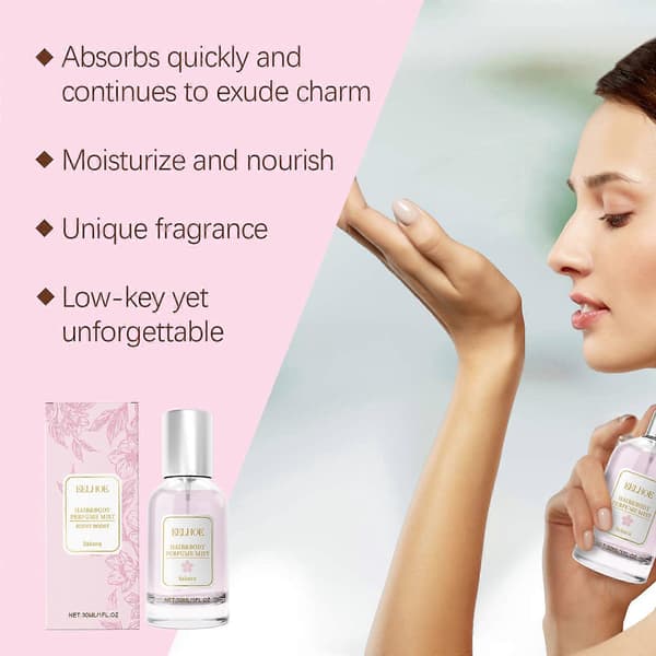 Körsbärsblom Body & Hår Parfymspray, Elegant Vårdoft, 30ml Idealisk Present