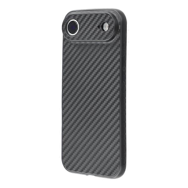 Kompatibel med iPhone 17 Air-deksel Fleksibel TPU karbonfibertekstur Støtsikkert telefondeksel