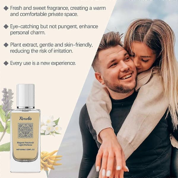 Elegant Patchouli Vattenparfym, Långvarig Fräsch Bergamott & Jasmin Spray