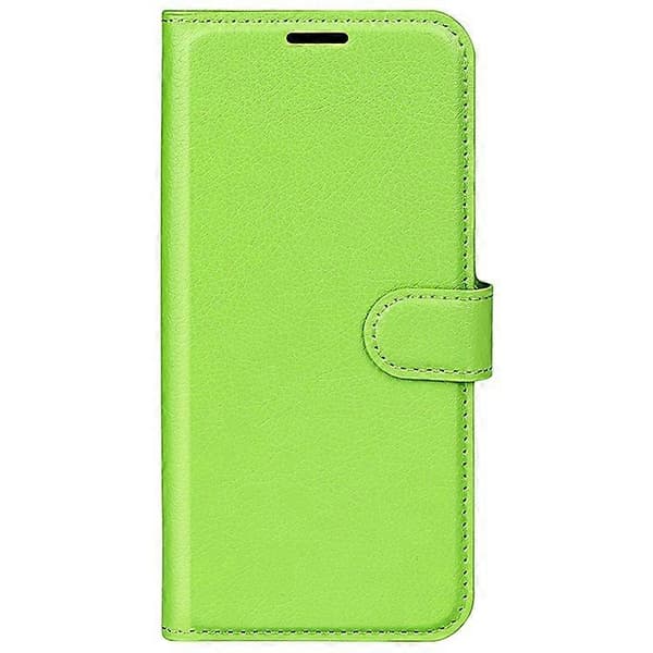 Kompatibelt för iPhone 16 Pro Max Plånboksfodral Litchi Textur Telefon Läderfodral (Grön)