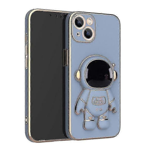 Sød Astronaut Stand Telefoncover til iPhone 13 12 Pro Max Belægning Silikone Cover