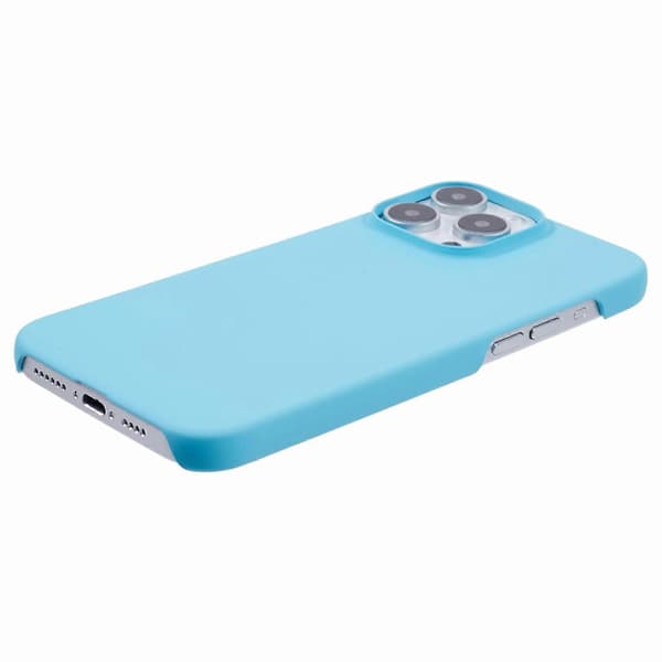 For iPhone 16 Pro-deksel PC Matt Hud-berøring Anti-fingeravtrykk Telefonbakdeksel - Himmelblå
