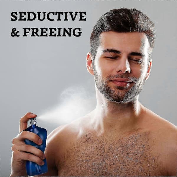 Blå Eau De Toilette Spray til Mænd, Langvarig Varm Maskulin Duft