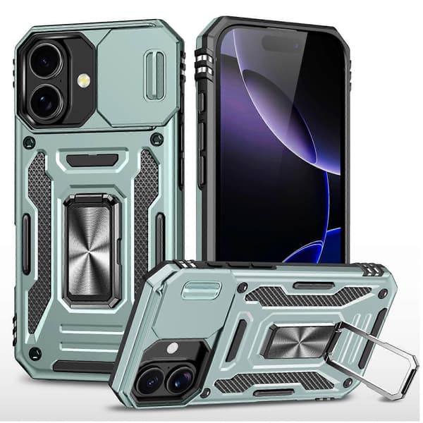 Armor PC + TPU Kameraskydd Telefonfodral (För iPhone 17)