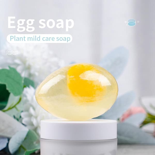 Toalettsåpe Lucency Såpe Kollagen Ansikts-egg Såpe 80g