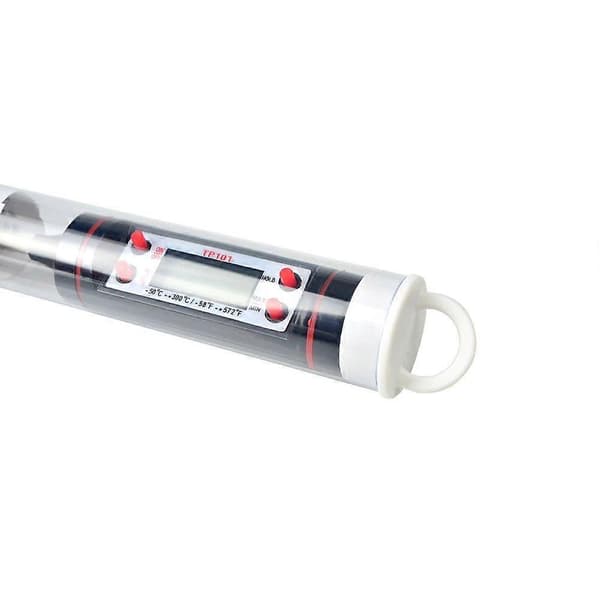 GB178 Digital Pen Termometer Grøn og Blå Madsonde Madtermometer fra -50C til ca. +300C LCD-display