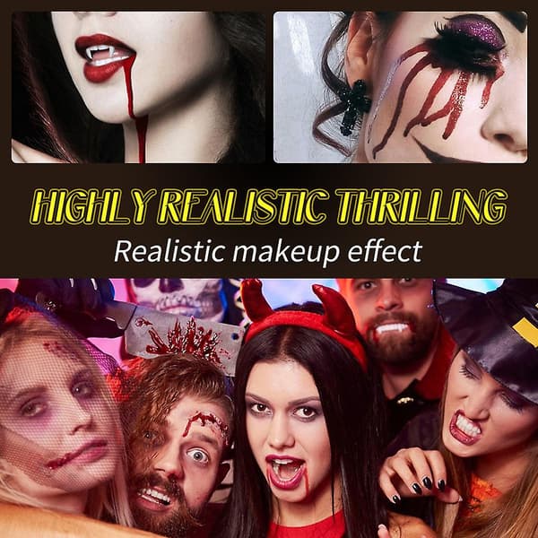 Halloween Makeup Kit Halloween Special Effect Sårrekvisitter til Halloweenfest