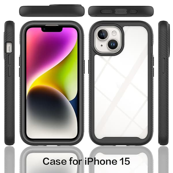 Stjernehimmel telefondeksel med film til iPhone 15