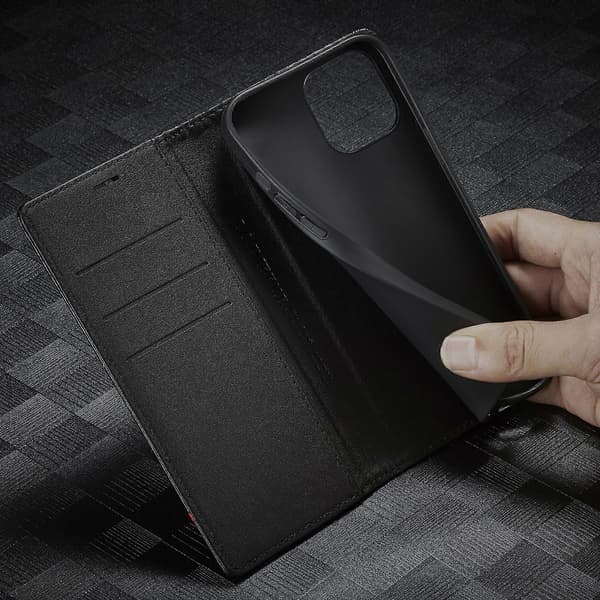 LC.IMEEKE Kulfiber PU + TPU-etui til iPhone 13