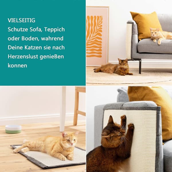 Kattekløsematte, Kattekløsepute, Sisal Kattekløsematte, Kattekløsepute, Kattekløsematte, Sofa og Lenestol