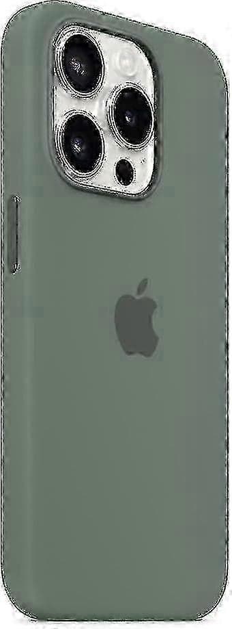 För Apple Iphone 15 Pro Silikonskal med Magsafe (Cypress)