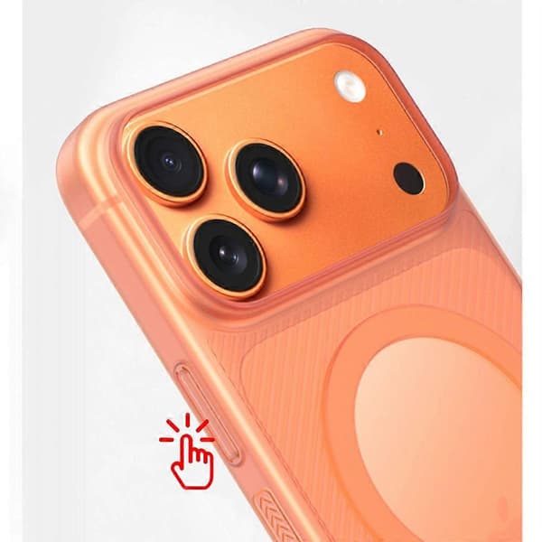 Ultratyndt, ikke-gulnende magnetisk telefondeksel til iPhone 17 og iPhone 17 Pro Max.