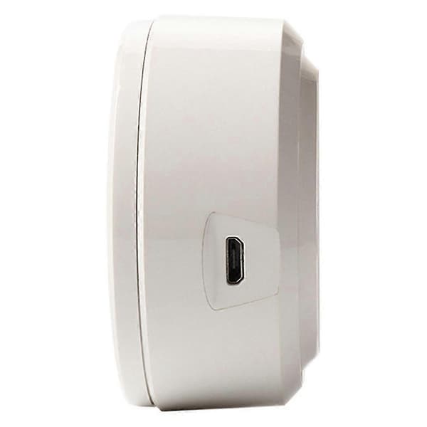 Wireless Smart 120db Siren And Alarm Bell-white, With Strobe Light, Remote App Control Wifi USB Sir