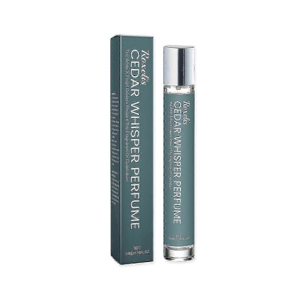 Cedar Whisper Parfym, Lavendel- och Bärnstensdoft, Långvarig Naturlig Doft för Elegant Charm, 35ml
