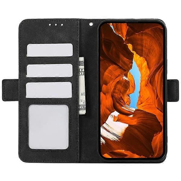 ABEEL Compatible For iPhone 17 Air Case PU Leather Folio Stand View RFID Phone Cover