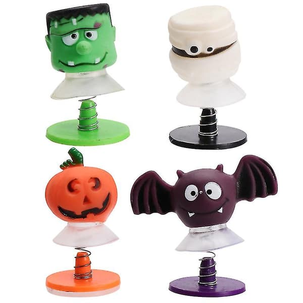 4 stk Halloween-leker til Halloween-dekorasjoner