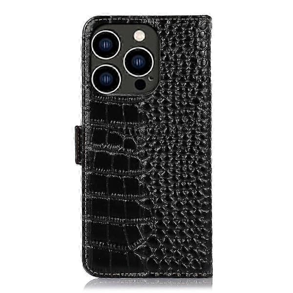 Krokodille Toplag Koskind Telefoncover til iPhone 16 Pro Sort