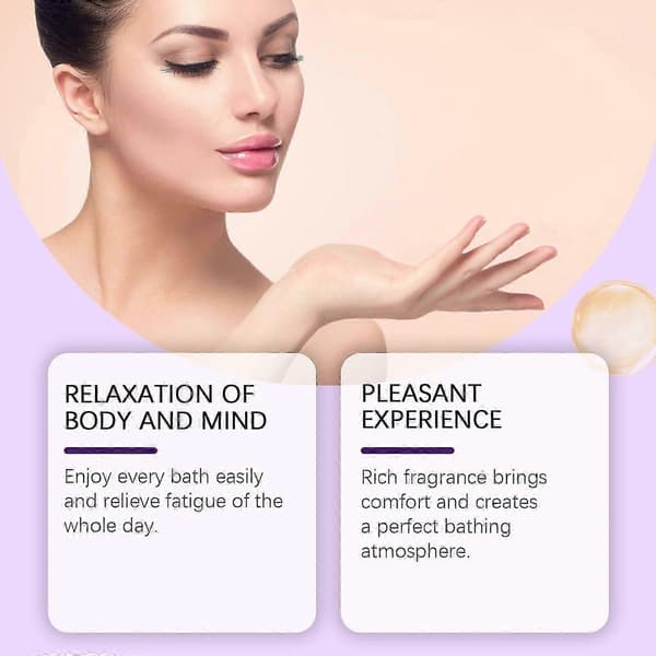 Afslappende Rose Lavendel Badetabletter Aromaterapi, Hudpleje & Stresslindring