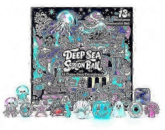 Julegave 2026: 24-dages julekalender til børn med festligt squishy-legetøj, 28*22*3,5 cm bbx