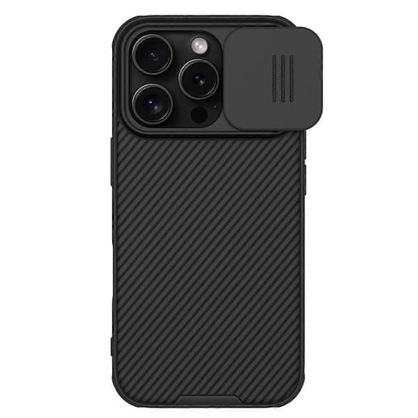 CamShield Pro Skydelåg til iPhone 16 Pro Max Ultra Elegant, Sort