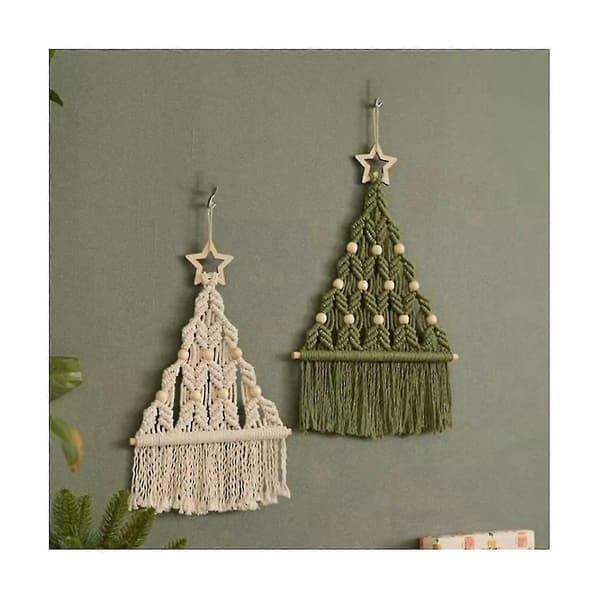 Væghængt julepynt til jul, bondegårdsstil, gør-det-selv juledekoration
