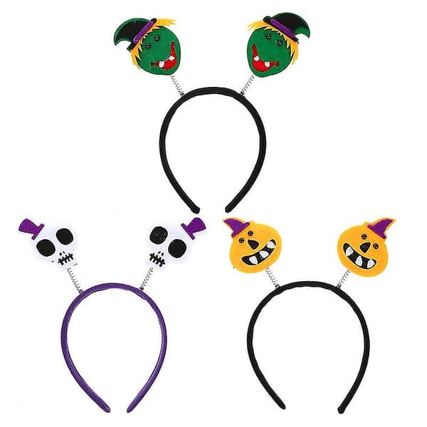 3 stk. Halloween-hårbånd til Halloween-gaver