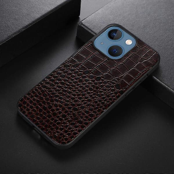 Krokodillædercover til iPhone 13
